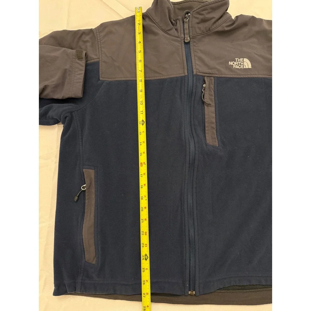 The North Face Windstopper Denali Fleece Jacket XL Blue Gray Gorpcore Outdoor